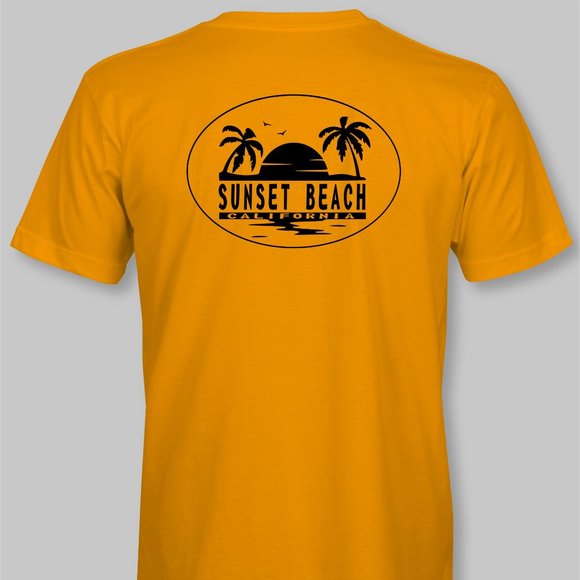 Sunset Beach T-Shirt huntington surf surfing california surfboard - Picture 8 of 11